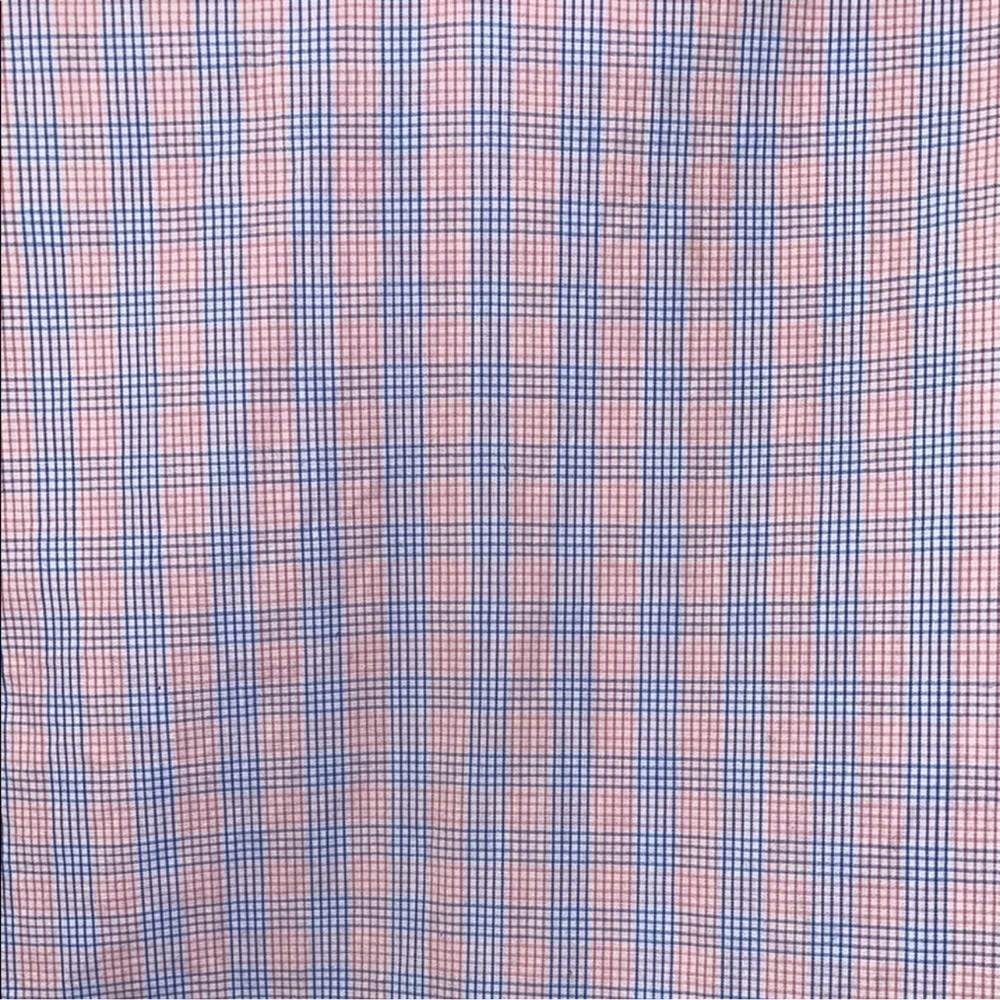 A SHIRT THING Penelope Pink Check blouse top medium - Picture 5 of 16